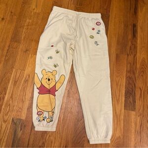 junior or woman  Cream Winnie the Pooh Joggers